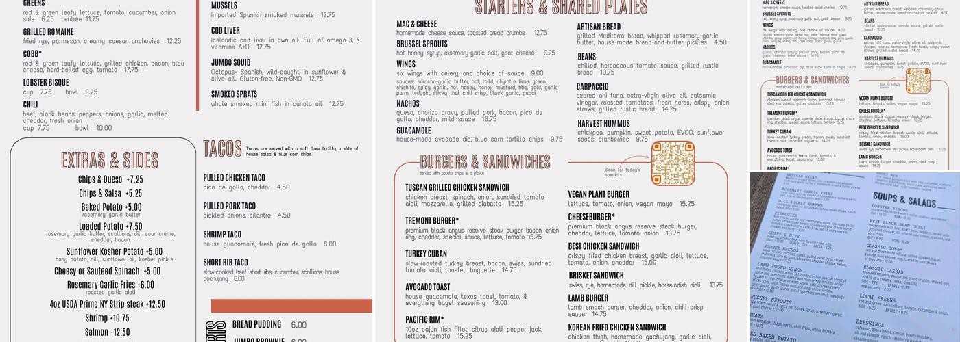 The South Side Menu