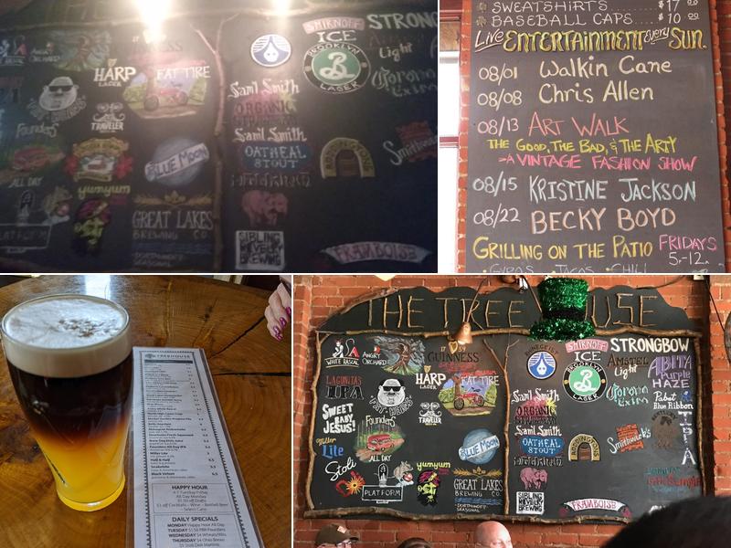 The Treehouse Menu