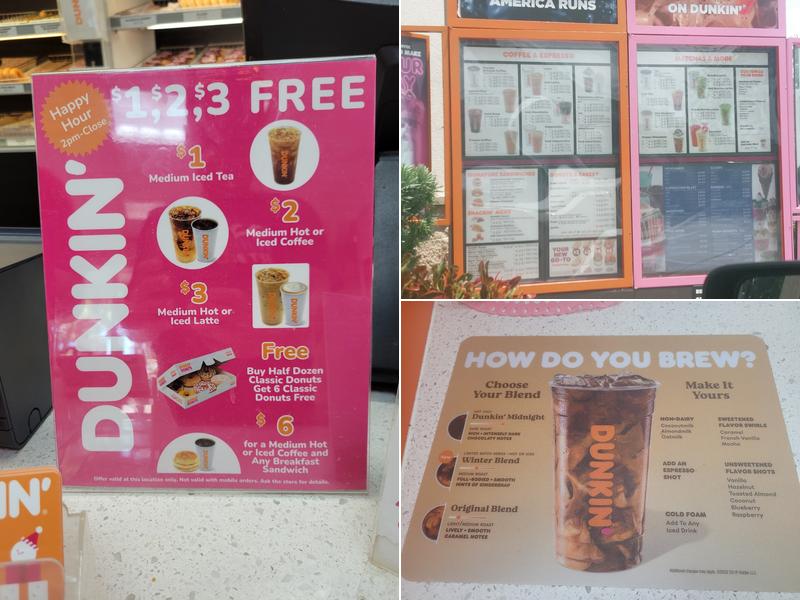 Dunkin' Menu