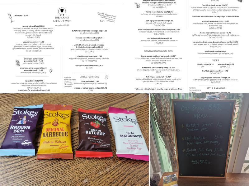 The Lambing Shed Farm Shop & Kitchen Menu