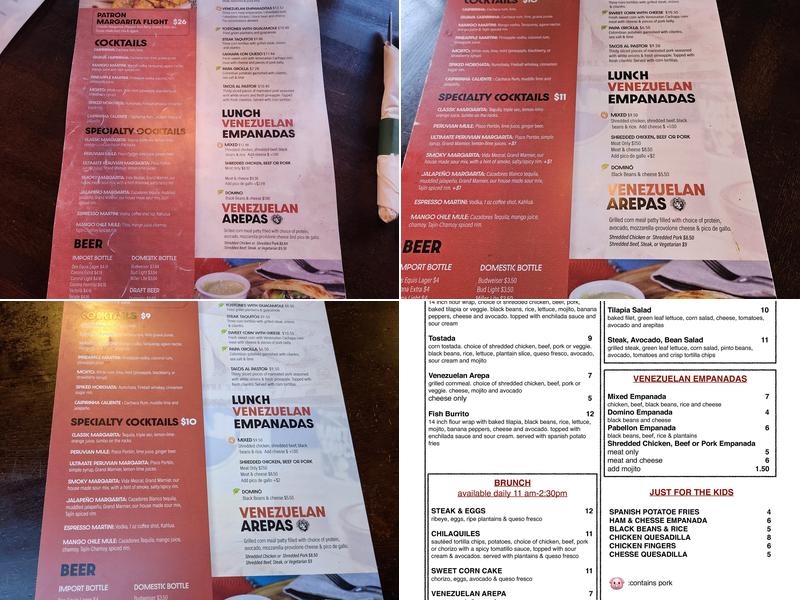 Arepazo Tapas Bar Grille Menu