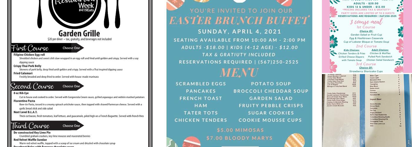 Garden Grille & Bar - Hilton Garden Inn Menu