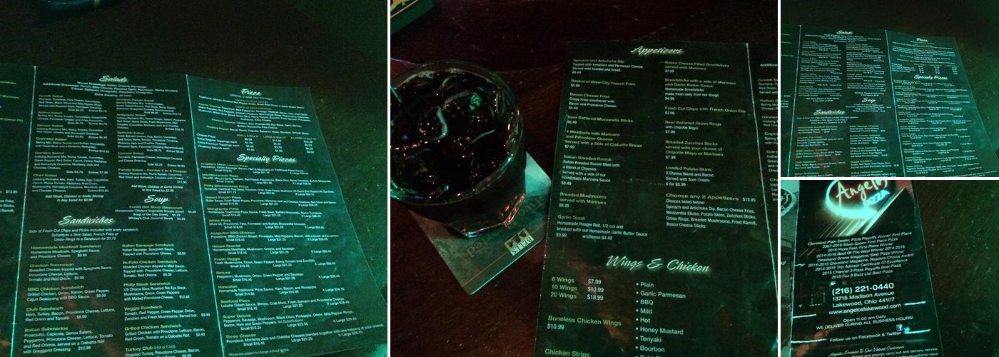 McGinty's Pub Menu