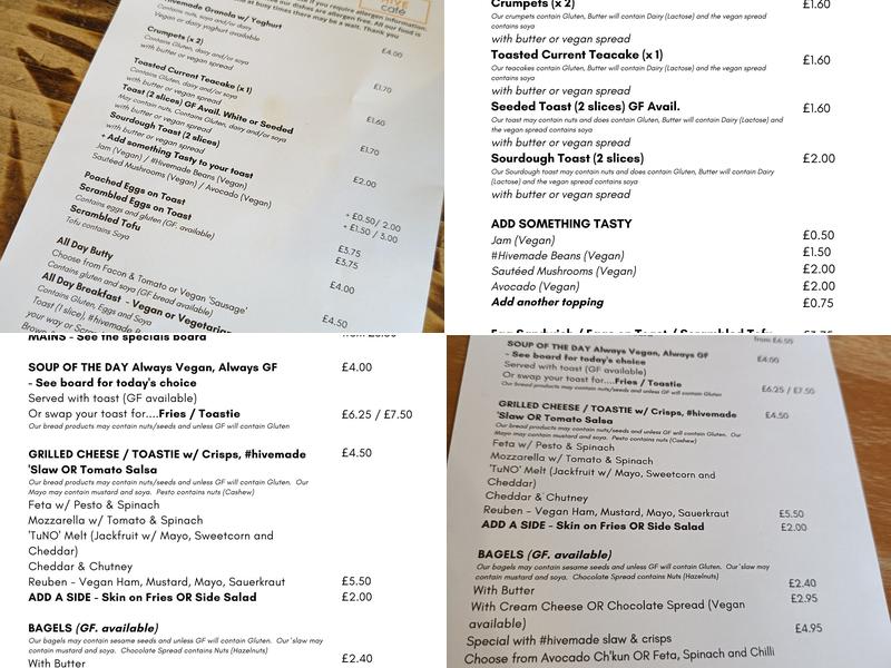 Hive Community CIC Menu