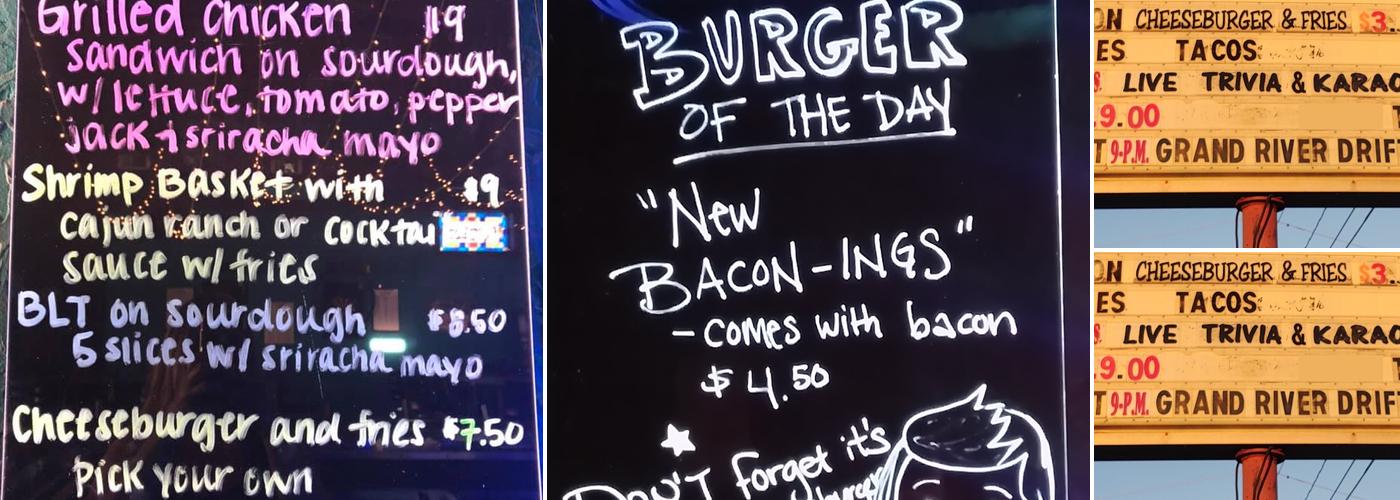 At Witz End Menu