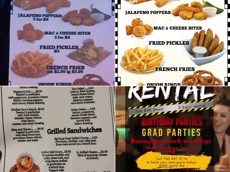 The Newark Hub Menu