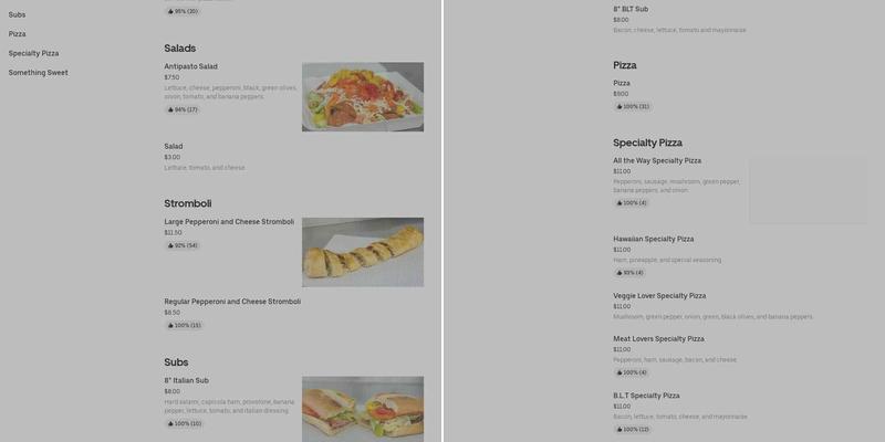 Brewsky's Drive Thru Menu