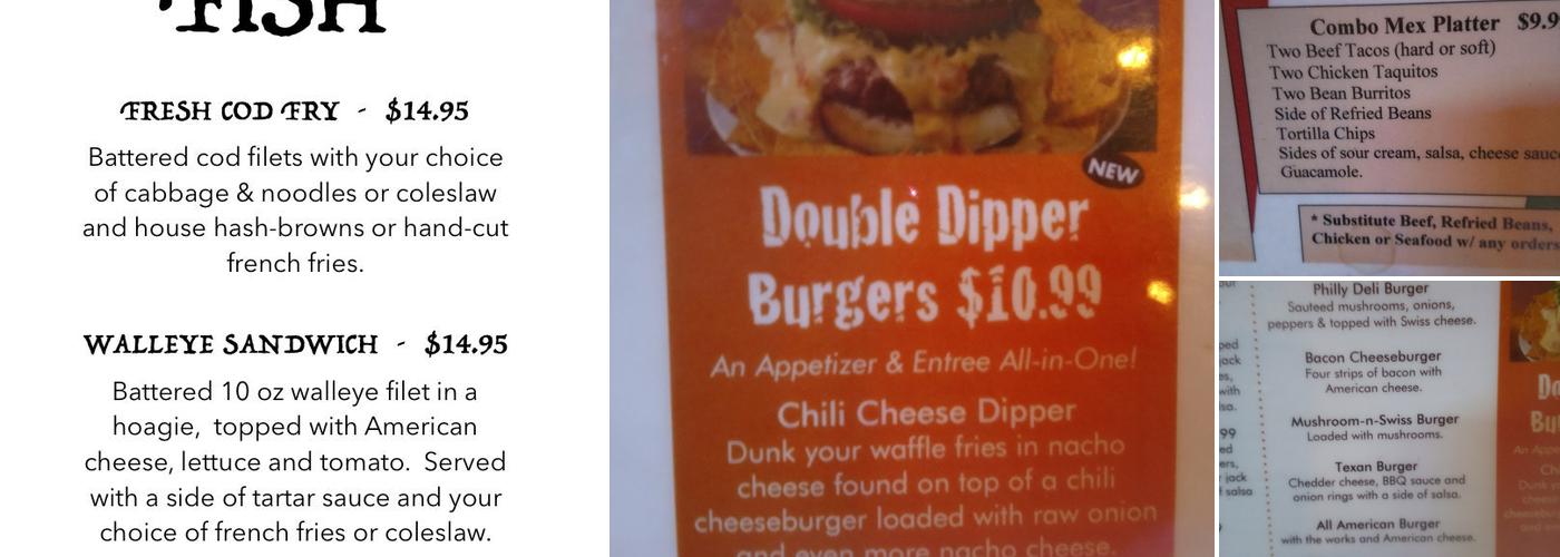 Bleachers Sports Grill Menu