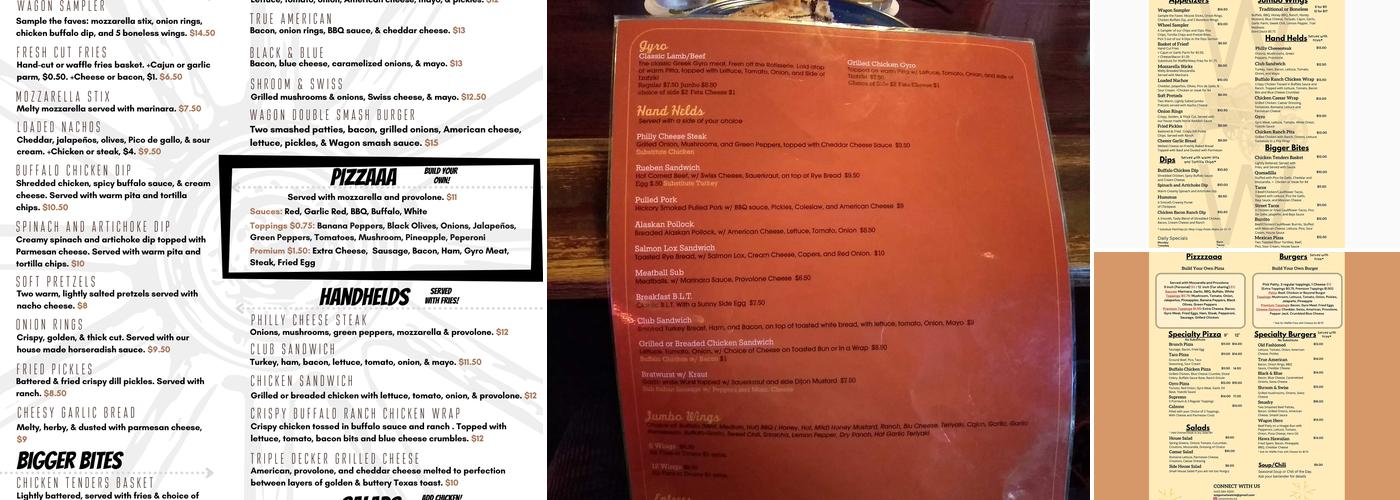 Wagon Wheel Pub Menu