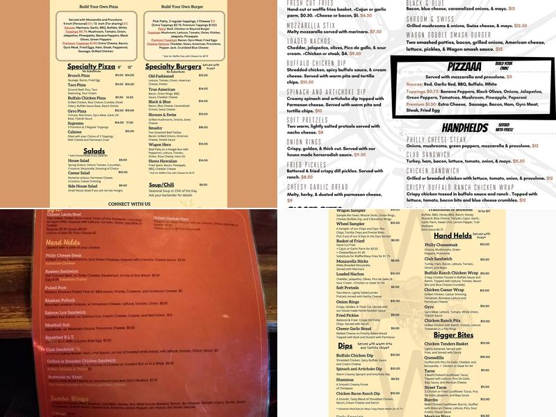 Wagon Wheel Pub Menu