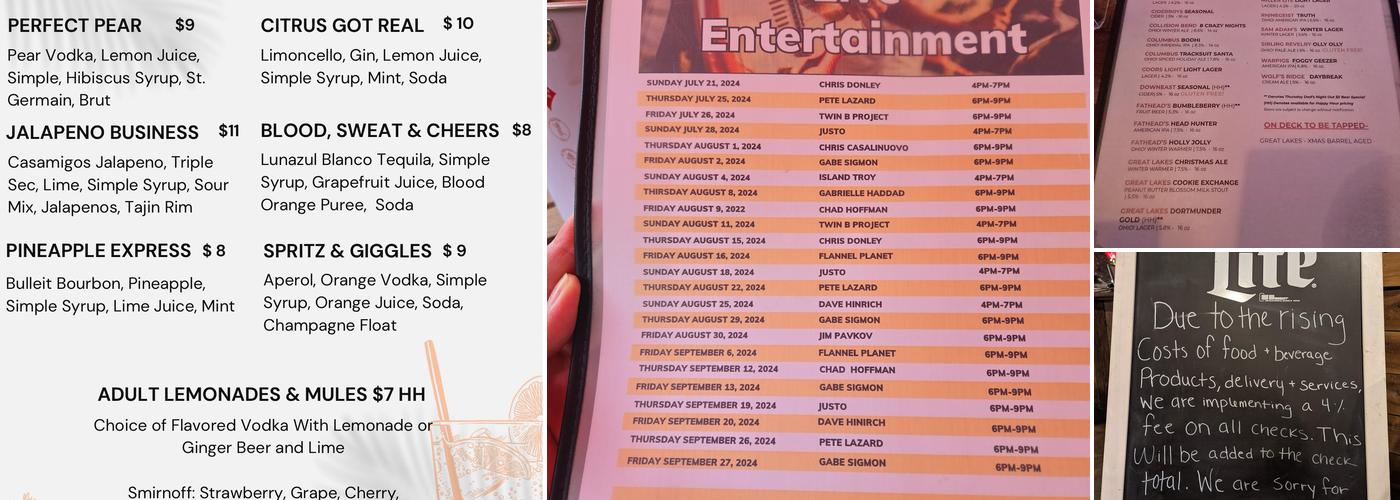 Brew Garden Menu