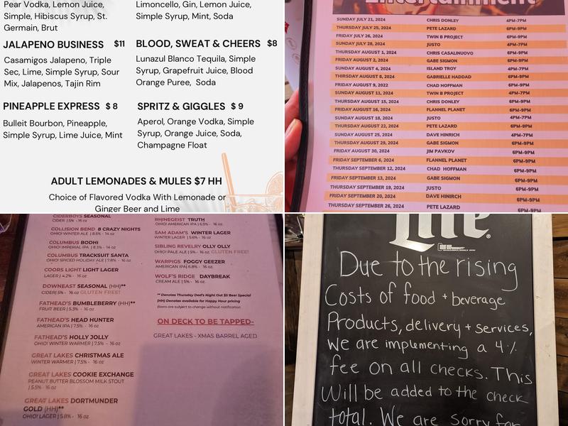 Brew Garden Menu