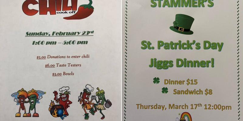 Stammers Menu