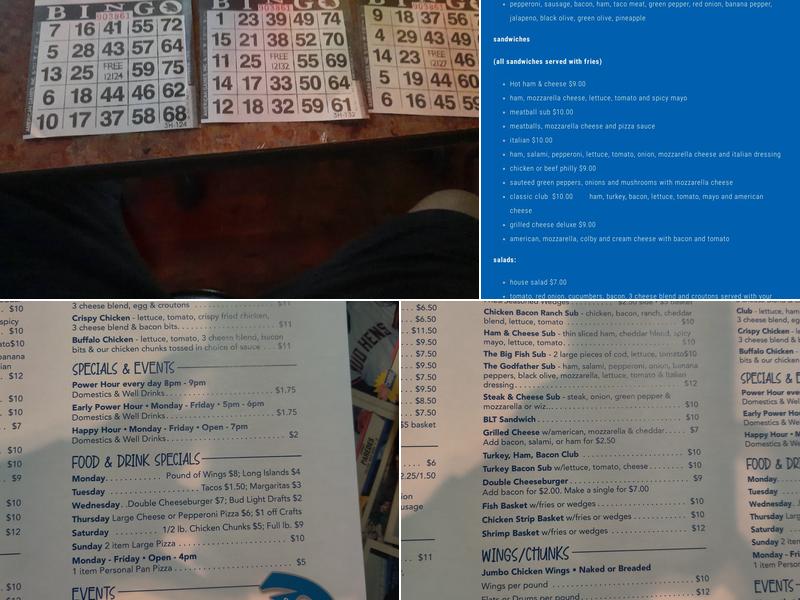 The Distillery Menu