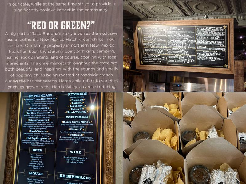 Taco Buddha Menu