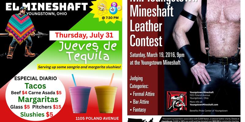 Youngstown Mineshaft Menu