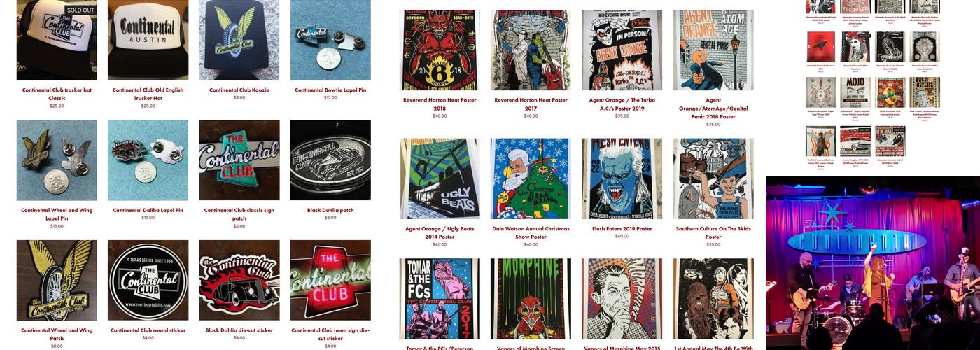 The Continental Club Menu