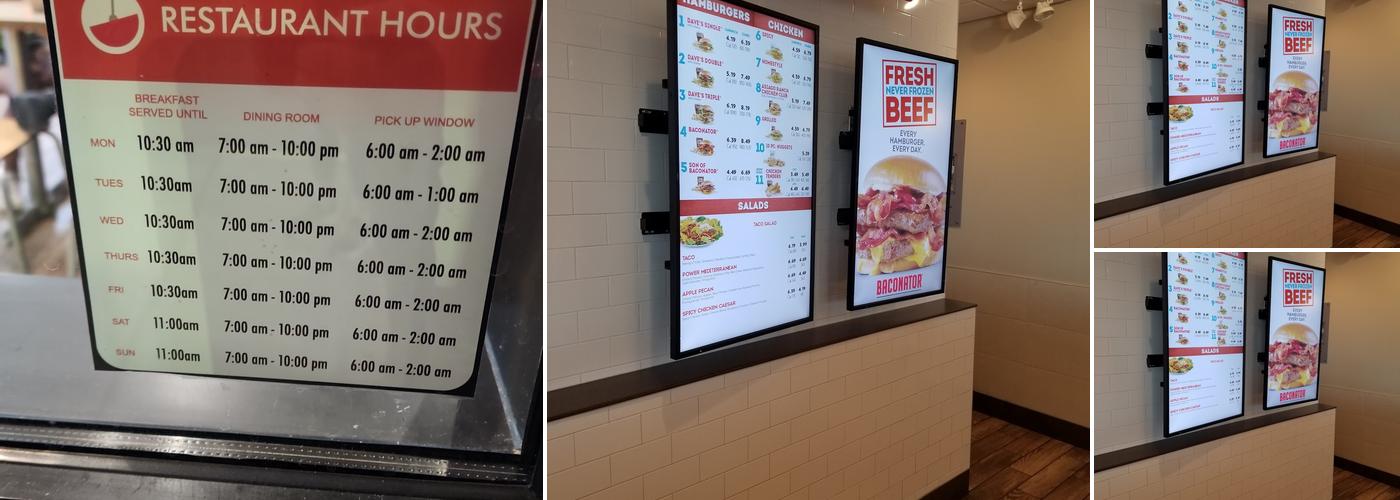 Wendy's Menu