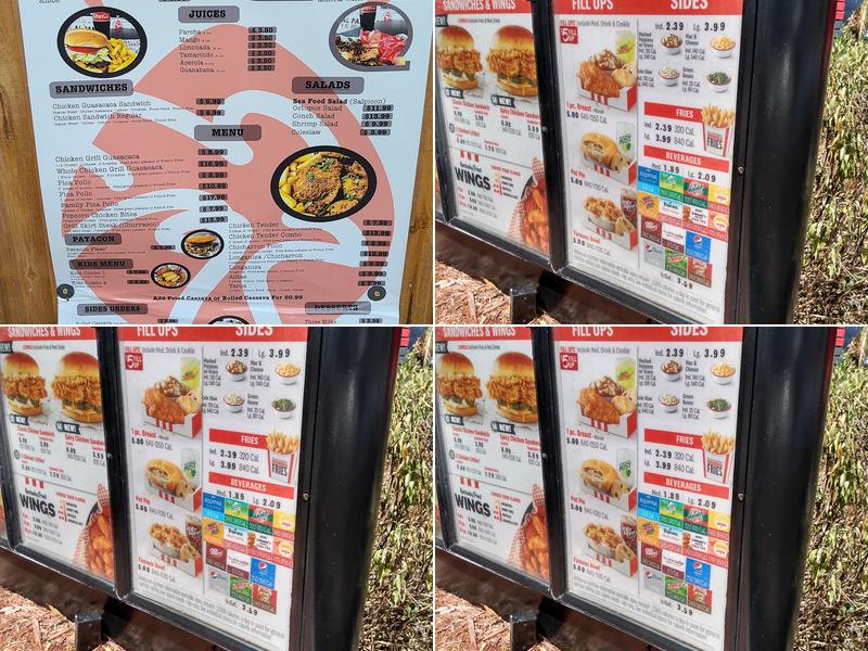 KFC Menu