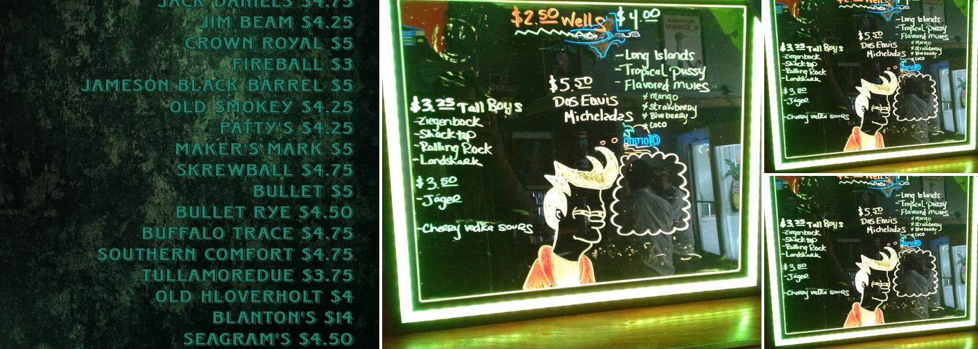Texan II Menu