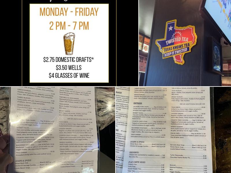 Press Box Grill Menu