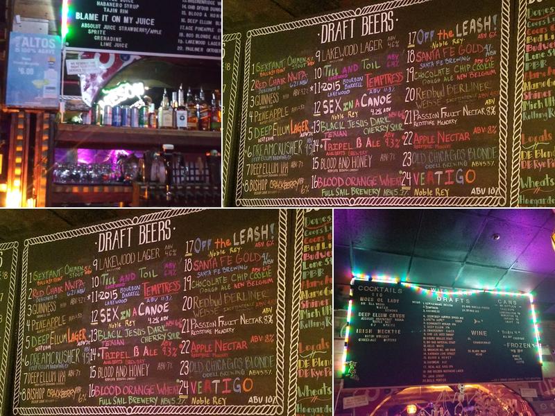 Wits End Menu