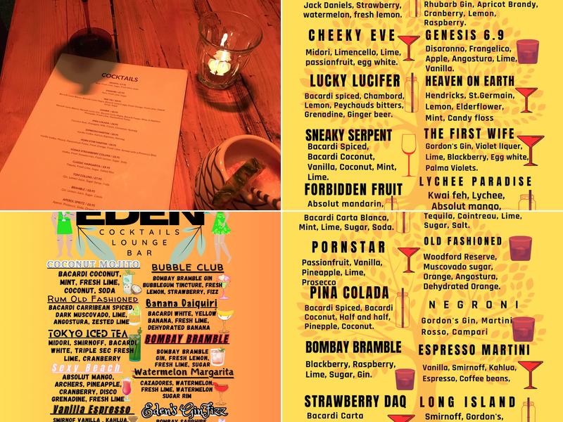 Eden Menu