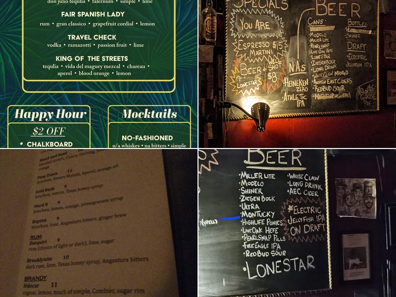 Firehouse Lounge Menu