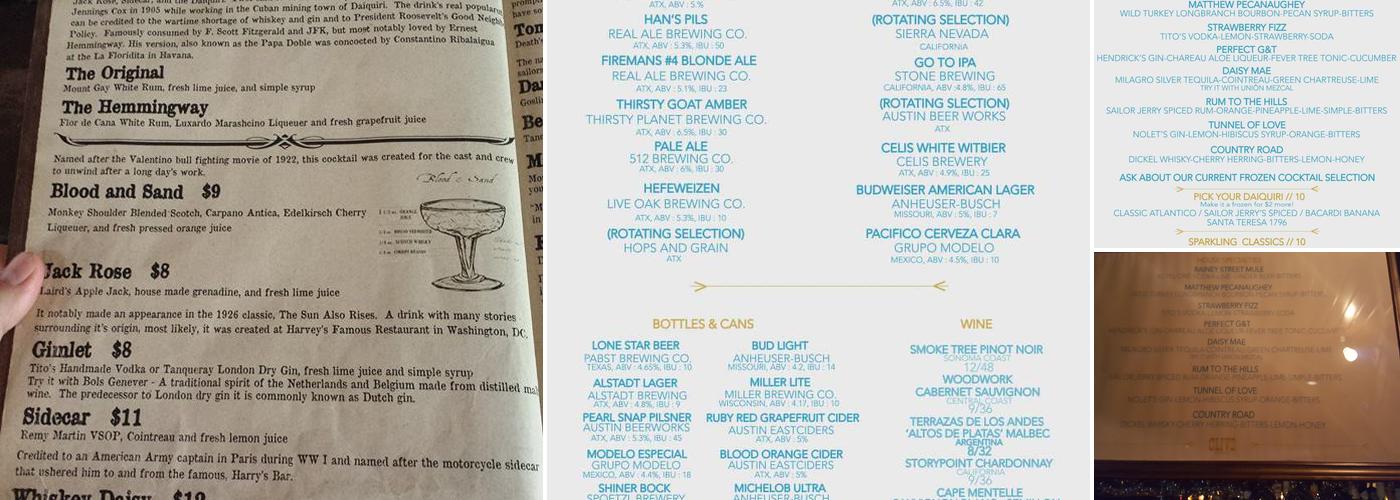 Clive Menu