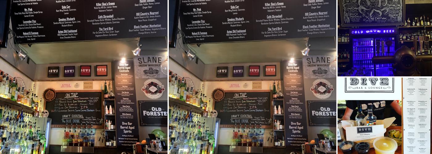 Dive Bar Austin Menu