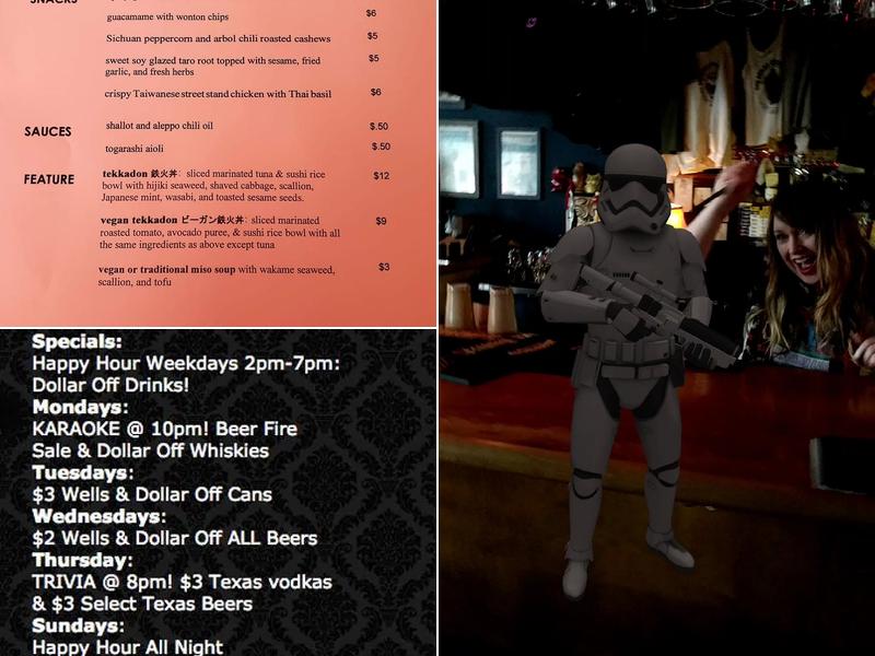 The Boiled Owl Tavern Menu