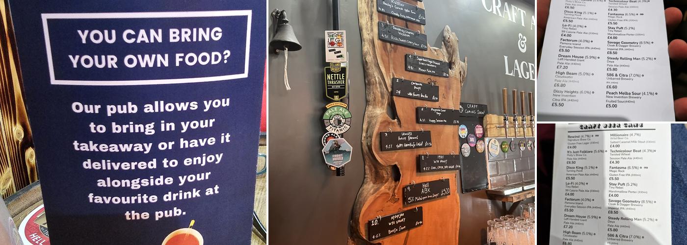 Weavers of Malvern Menu