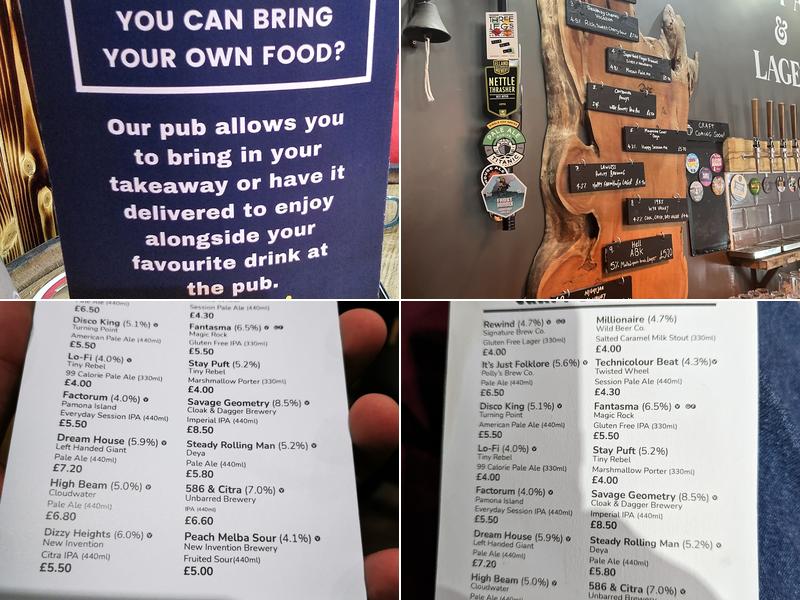 Weavers of Malvern Menu