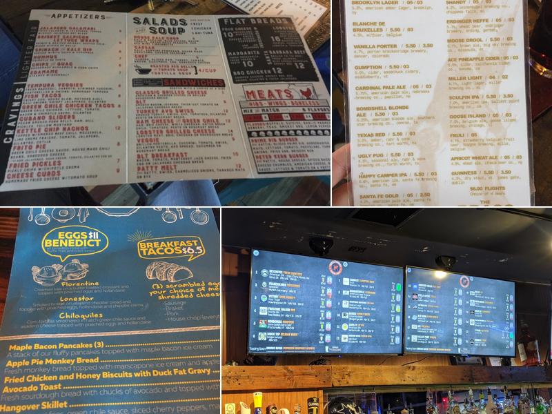 Brass Monkey Menu