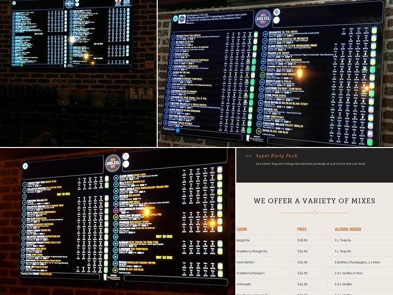 Kool Keg Menu