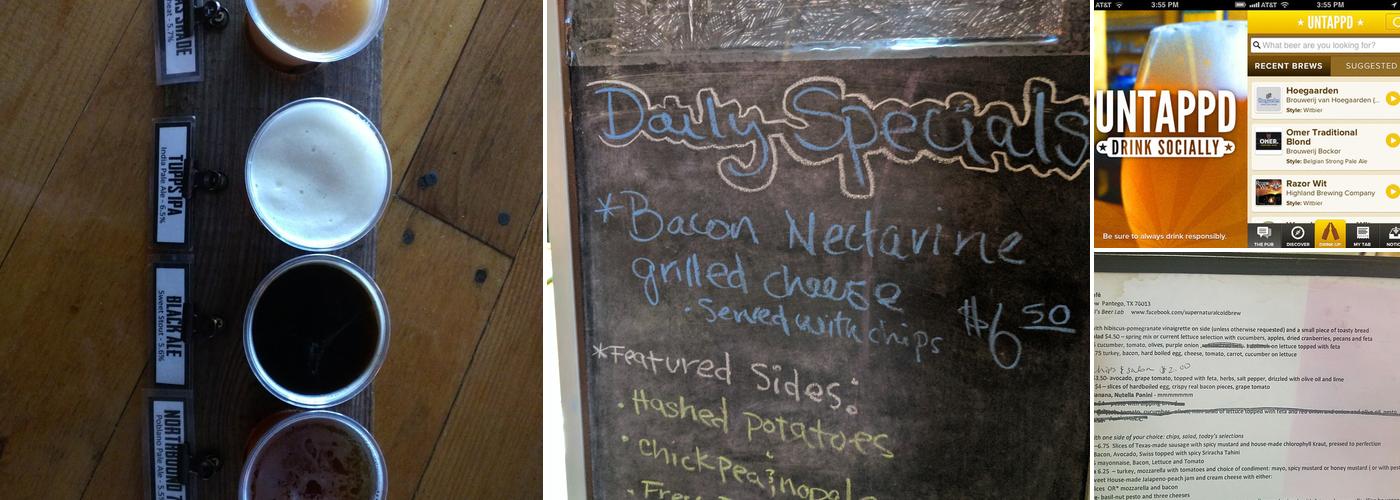 Dr. Jeckyll's Beer Lab Menu