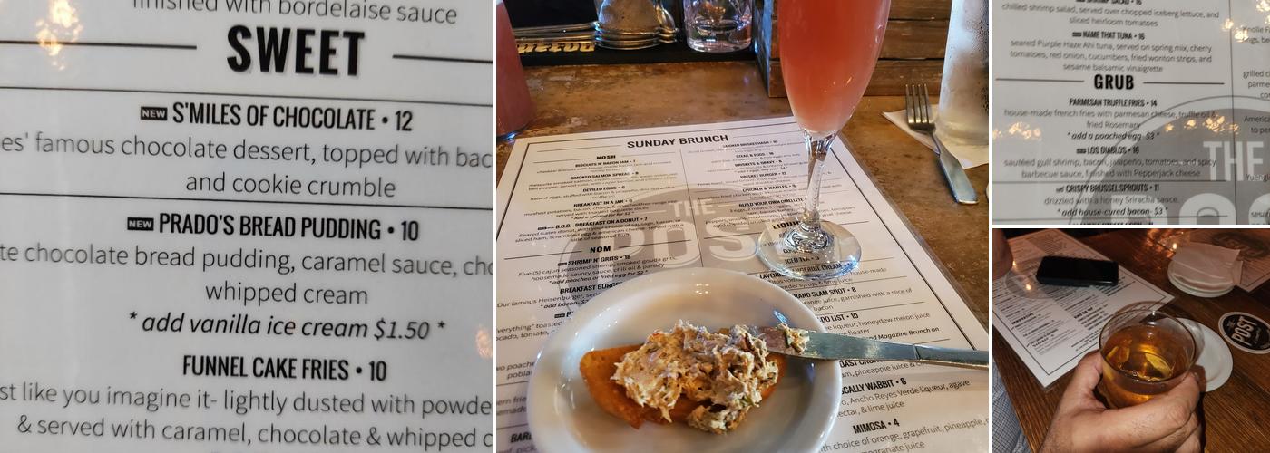 The Post at Lamar Park Menu