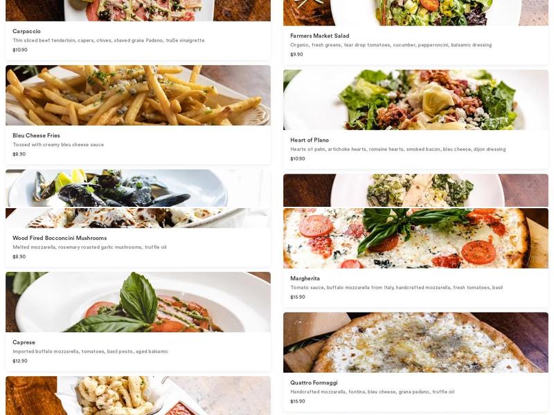 32 Degree Rooftop Bar Menu