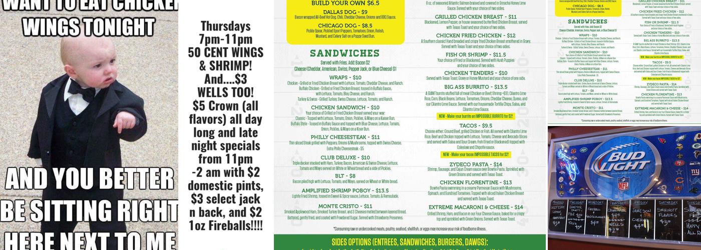 End Zone - Plano Menu