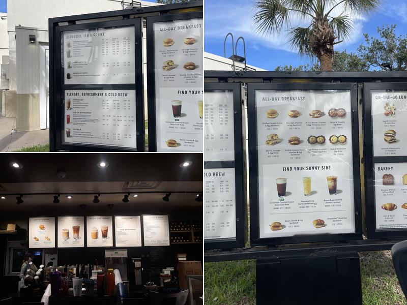 Starbucks Coffee Company Menu