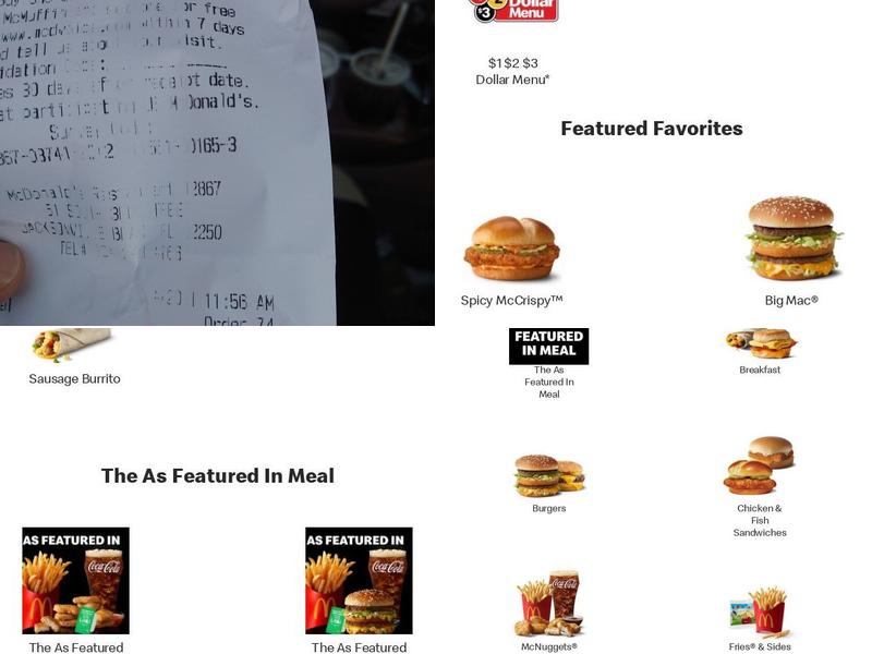 McDonald's Menu