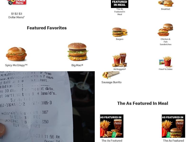 McDonald's Menu