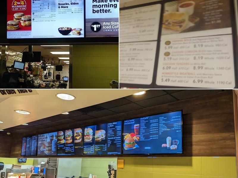 McDonald's Menu