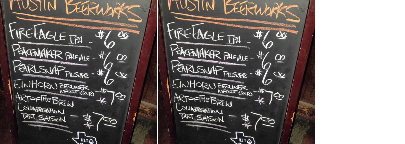 Dancing Bear Pub Menu