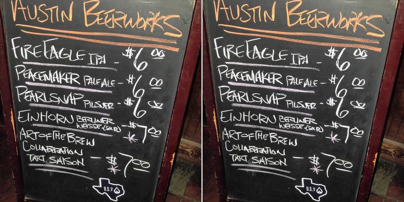 Dancing Bear Pub Menu