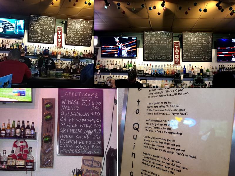 Quinlan's Bar and Grill Menu