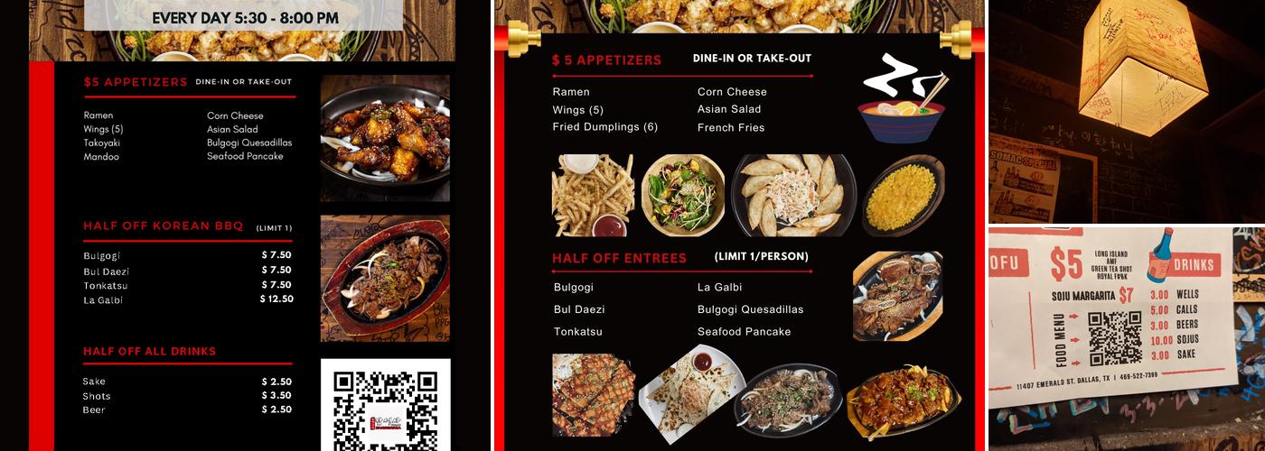 DanSungSa Menu