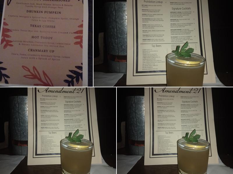 Amendment 21 Menu