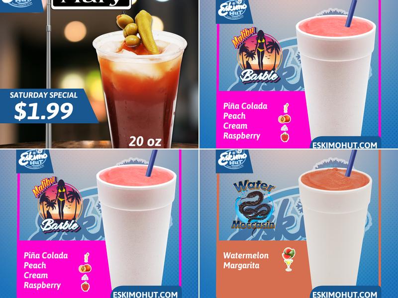Eskimo Hut - Frozen Daiquiris To-Go Menu