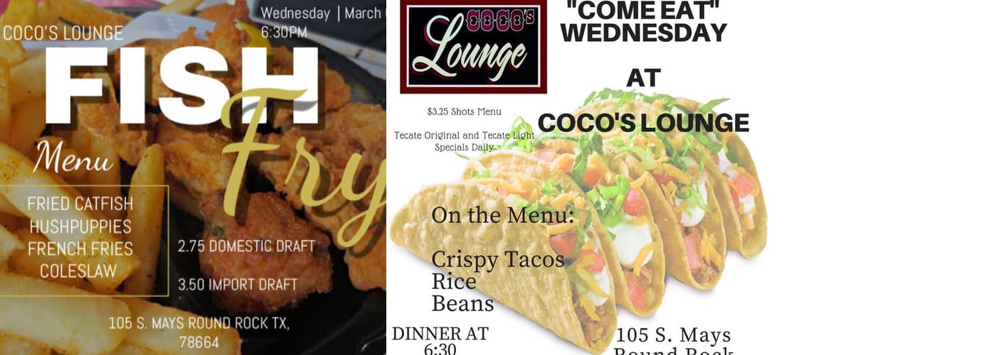 Coco Lounge Menu